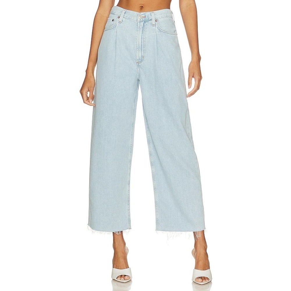 AGOLDE Dagna High Rise Pleated Baggy Jeans In Pivot- Women's Size 26